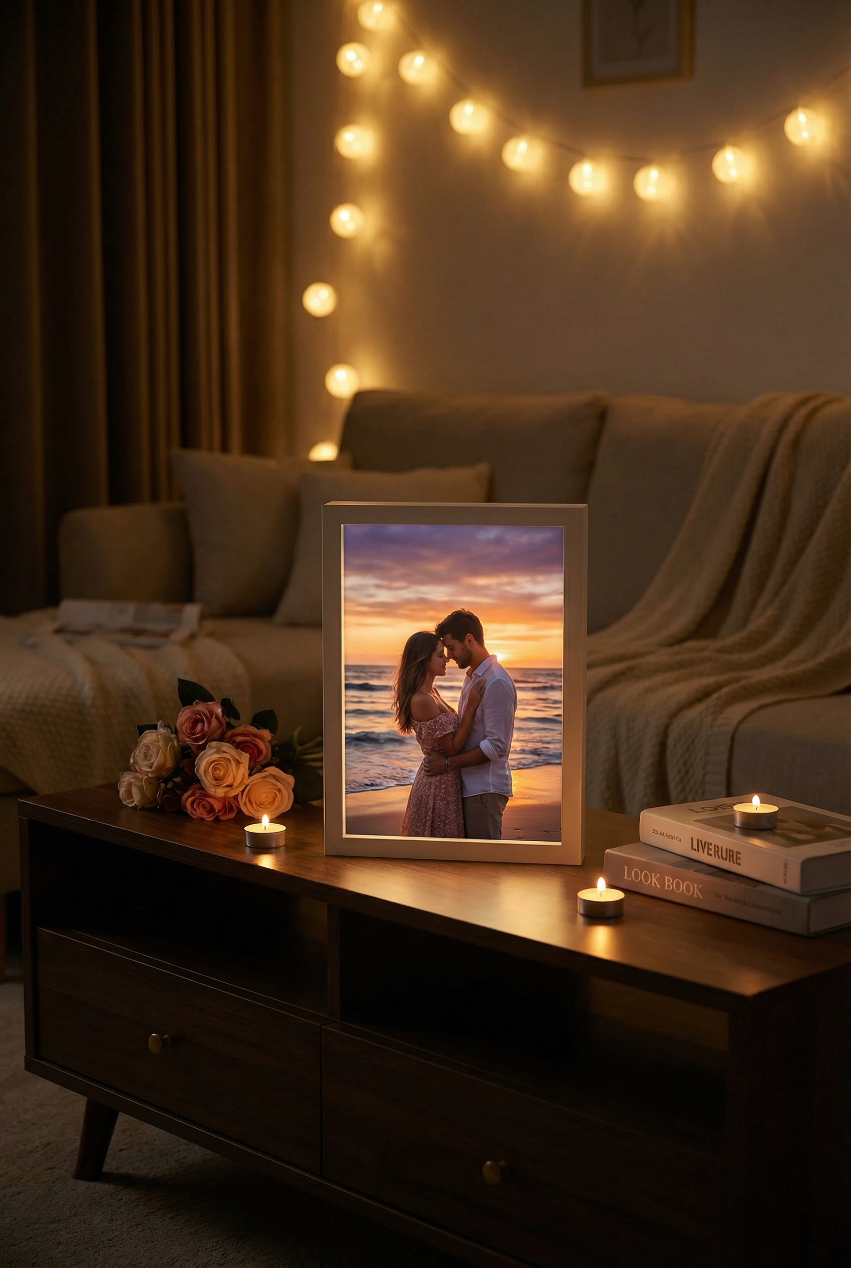 Premium LED Işıklı Tablo - Kişiye Özel