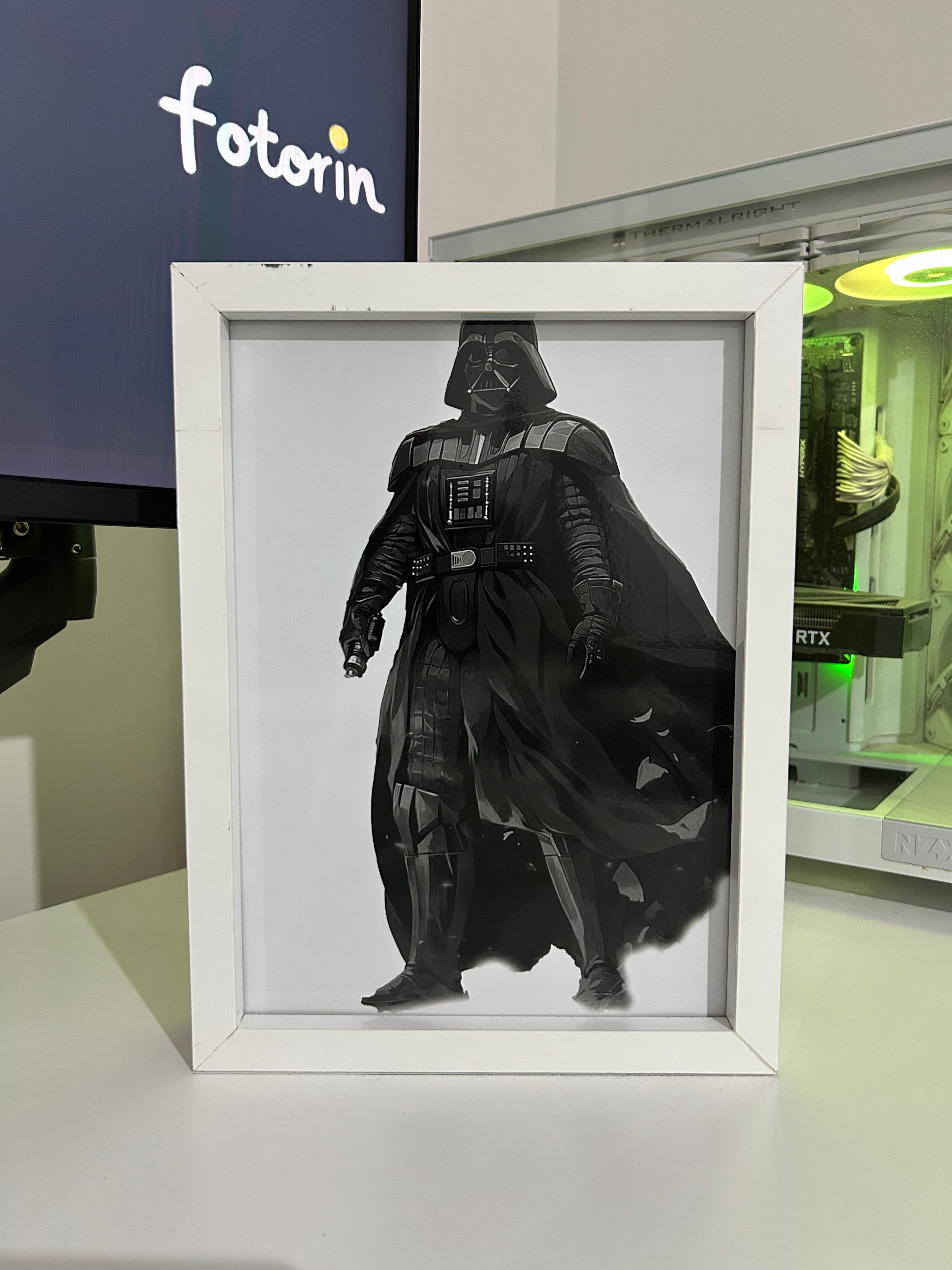 Premium LED Işıklı Tablo - Star Wars