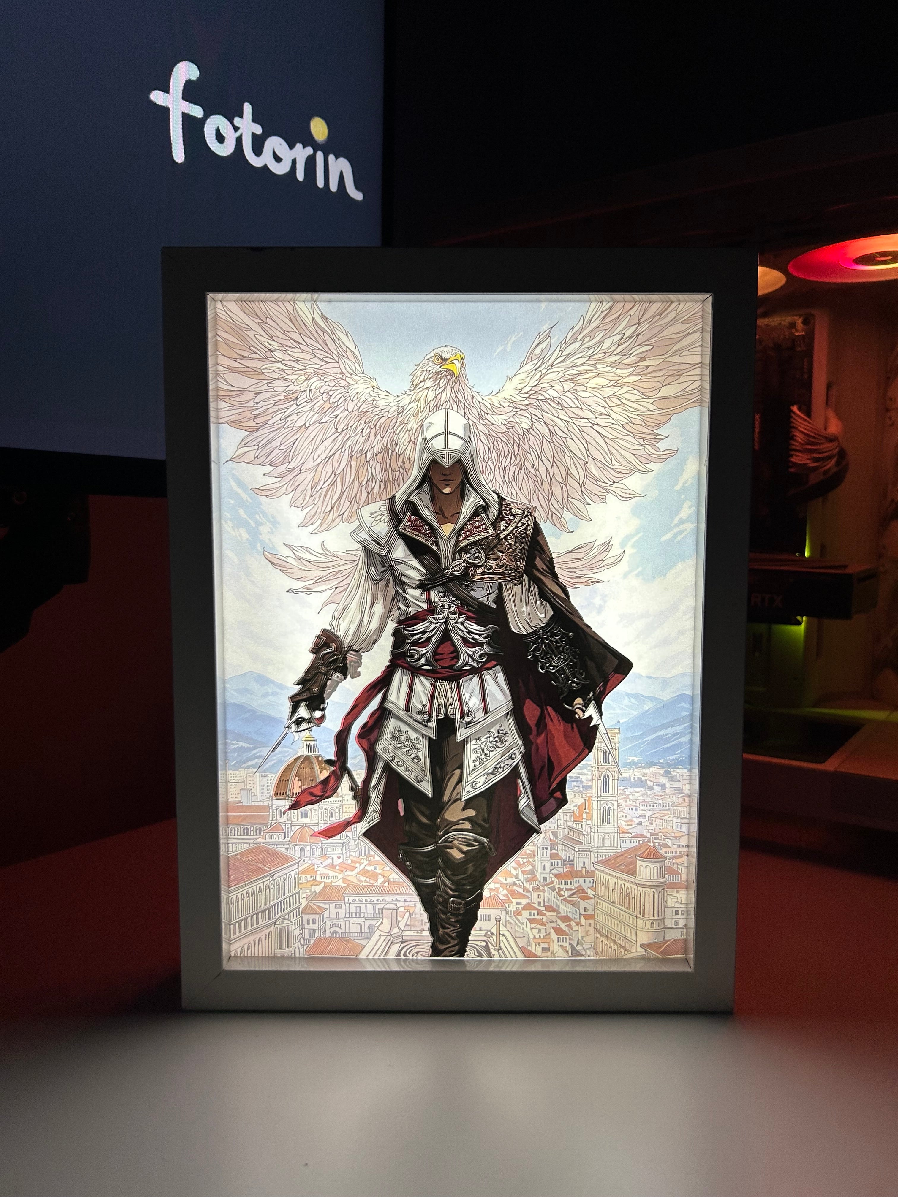 Premium LED Işıklı Tablo - Ezio Auditore da Firenze