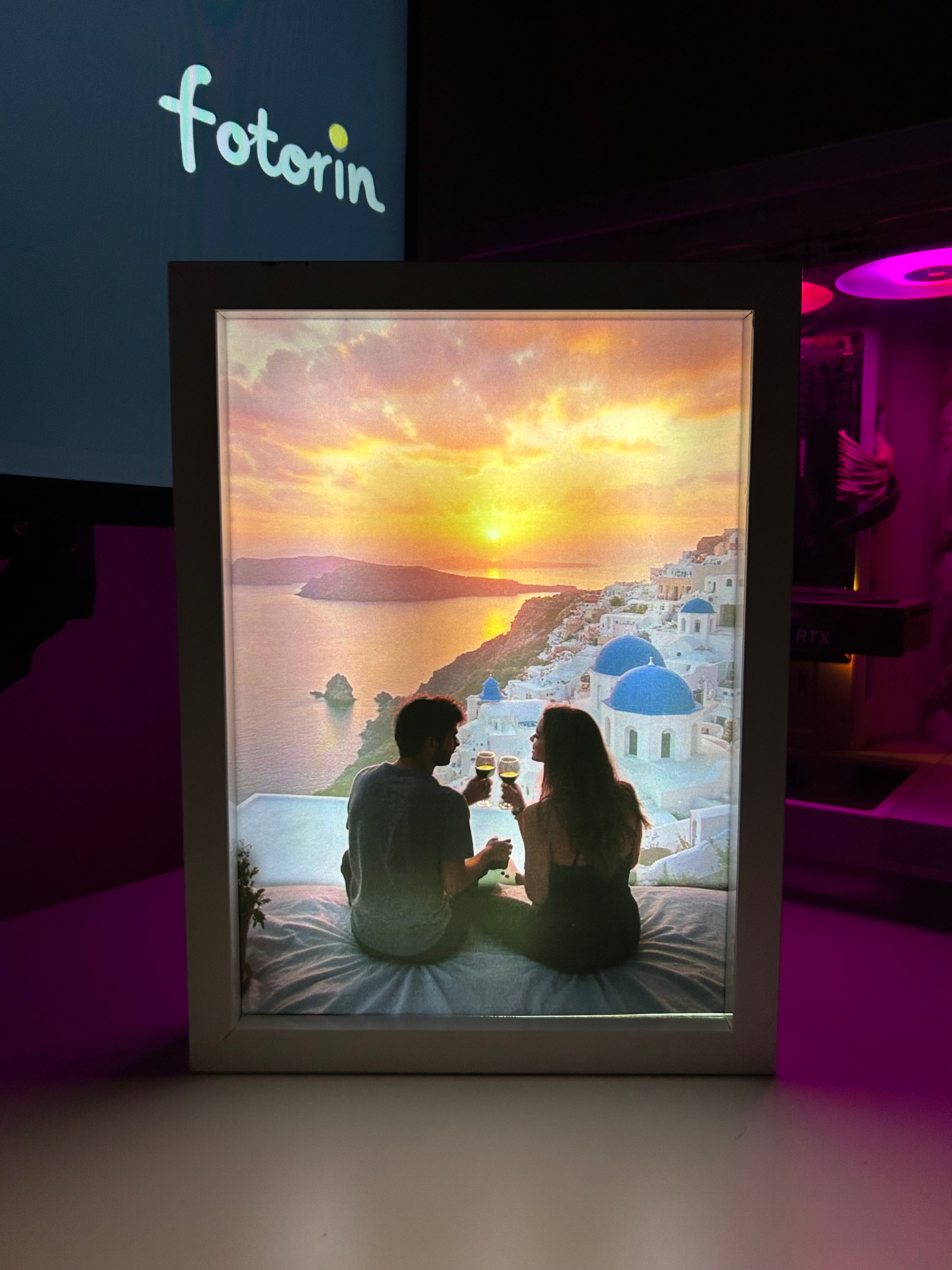 Premium LED Işıklı Tablo - Couple 2