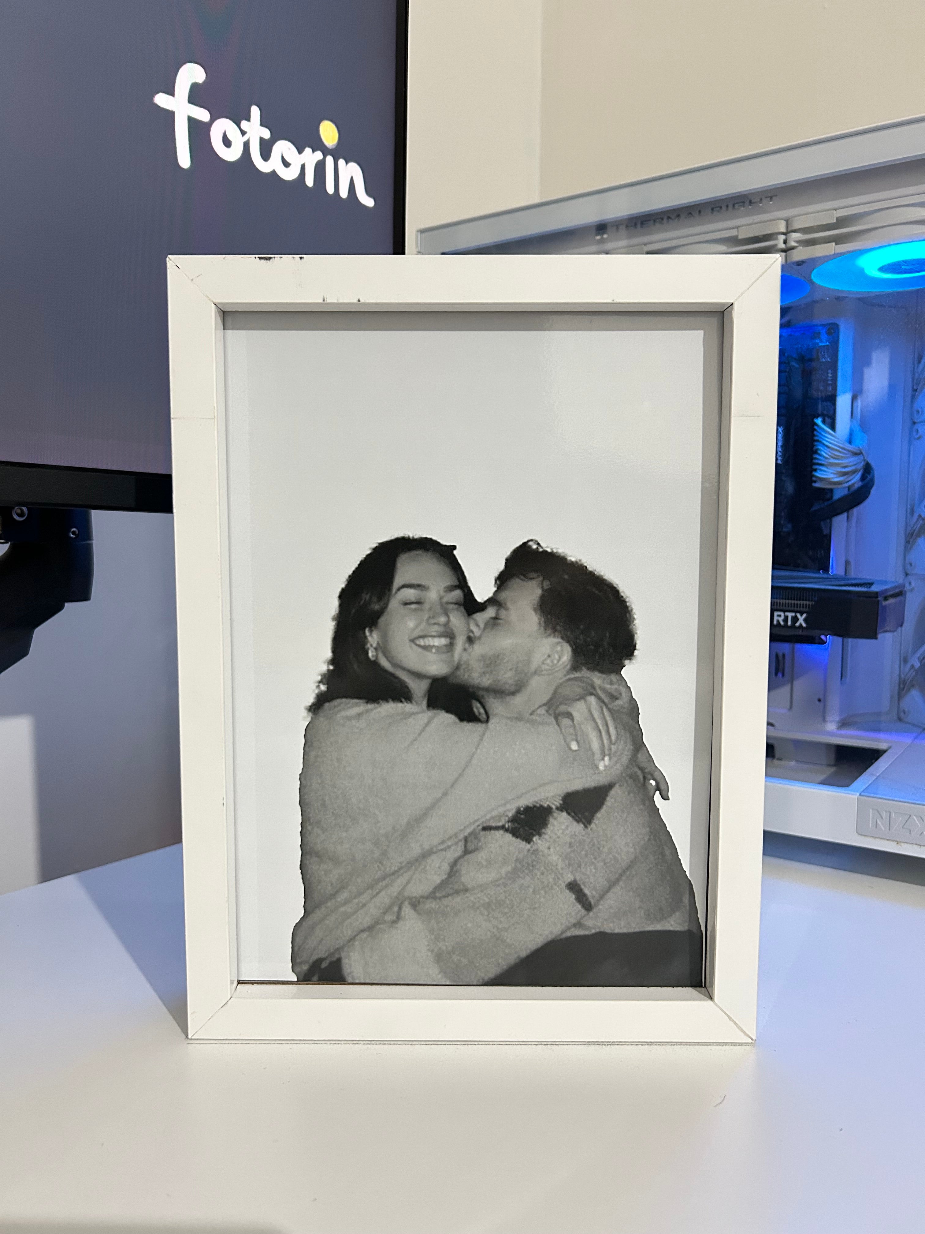 Premium LED Işıklı Tablo - Couple 3