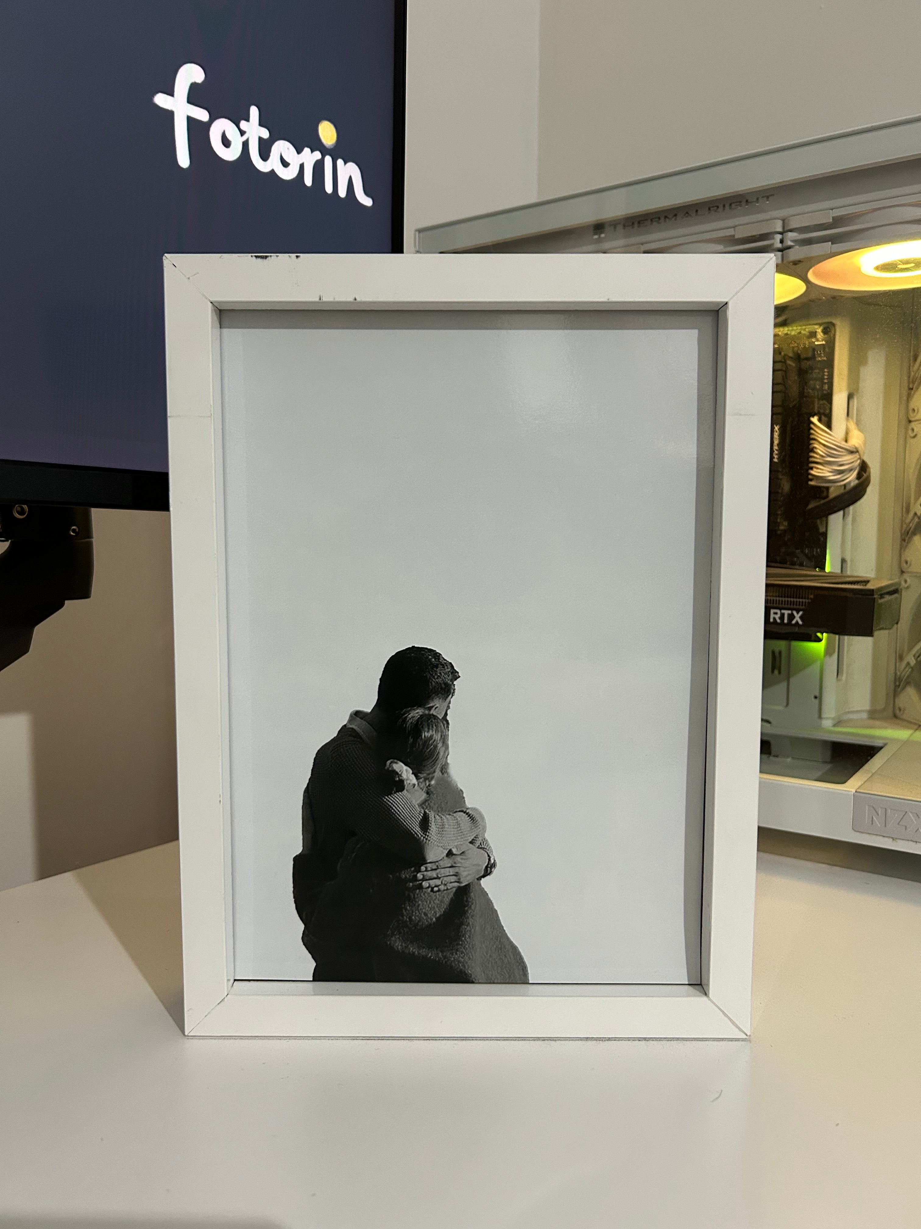 Premium LED Işıklı Tablo - Couple 5