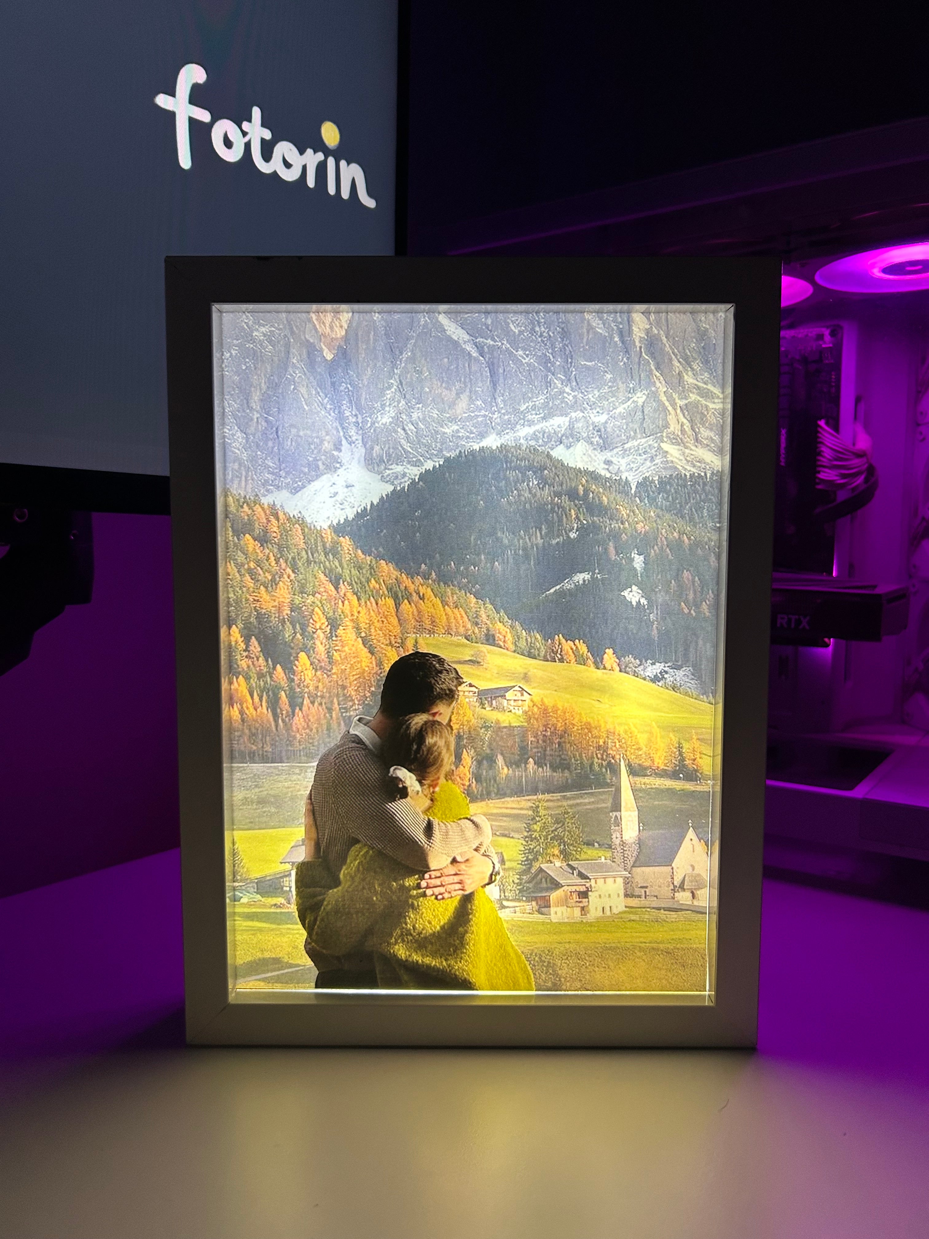 Premium LED Işıklı Tablo - Couple 5