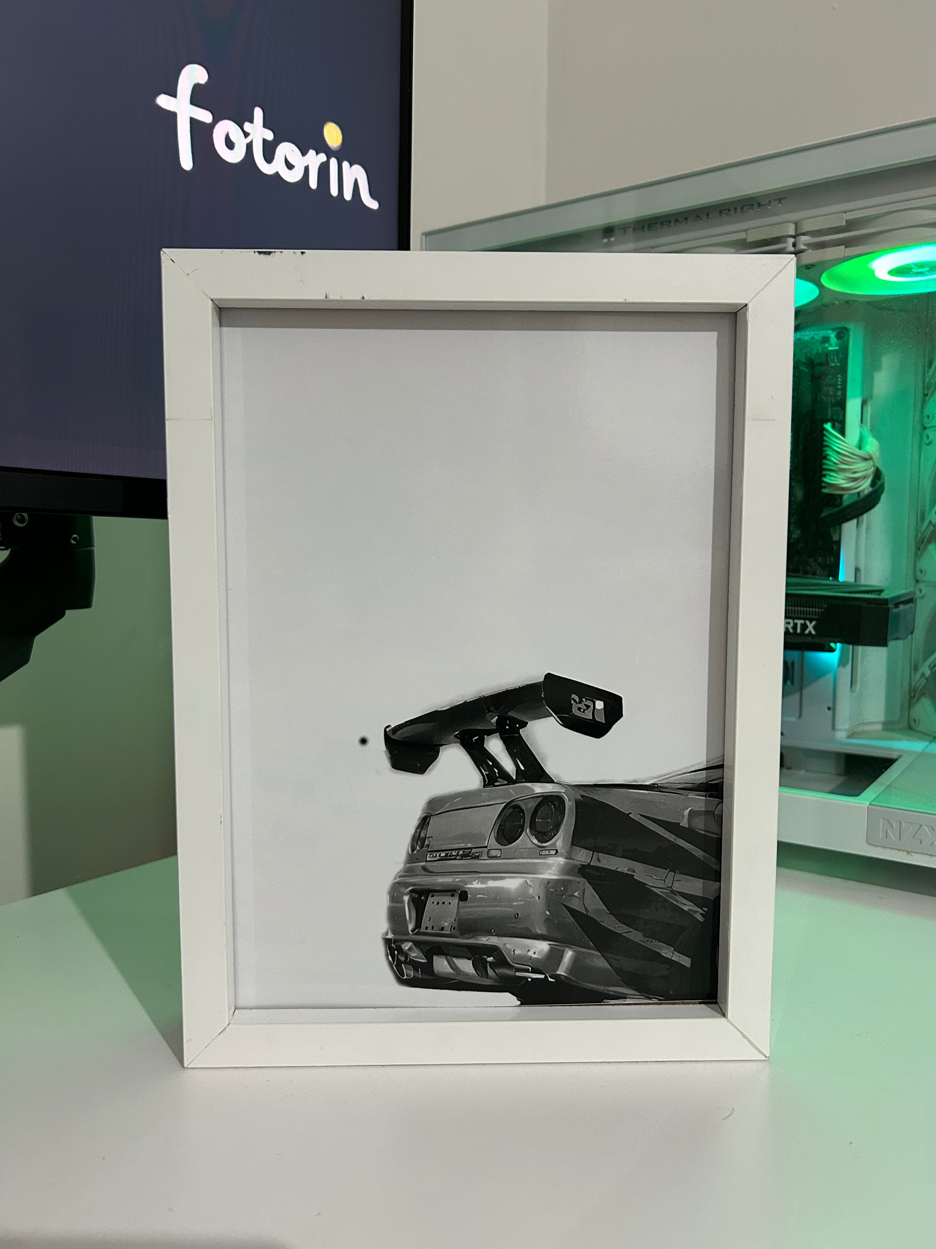 Premium LED Işıklı Tablo - Skyline & Supra