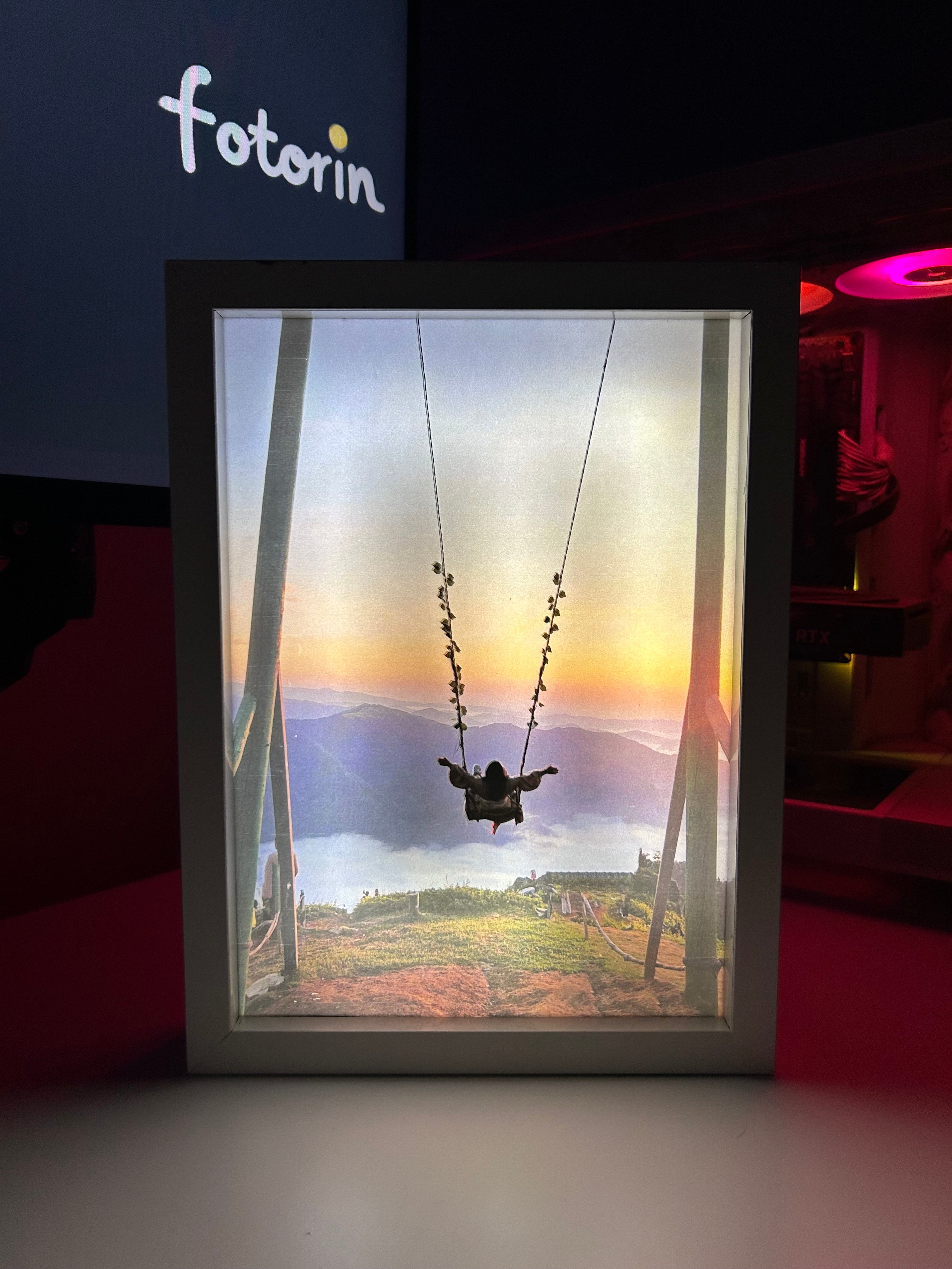 Premium LED Işıklı Tablo - Yayla