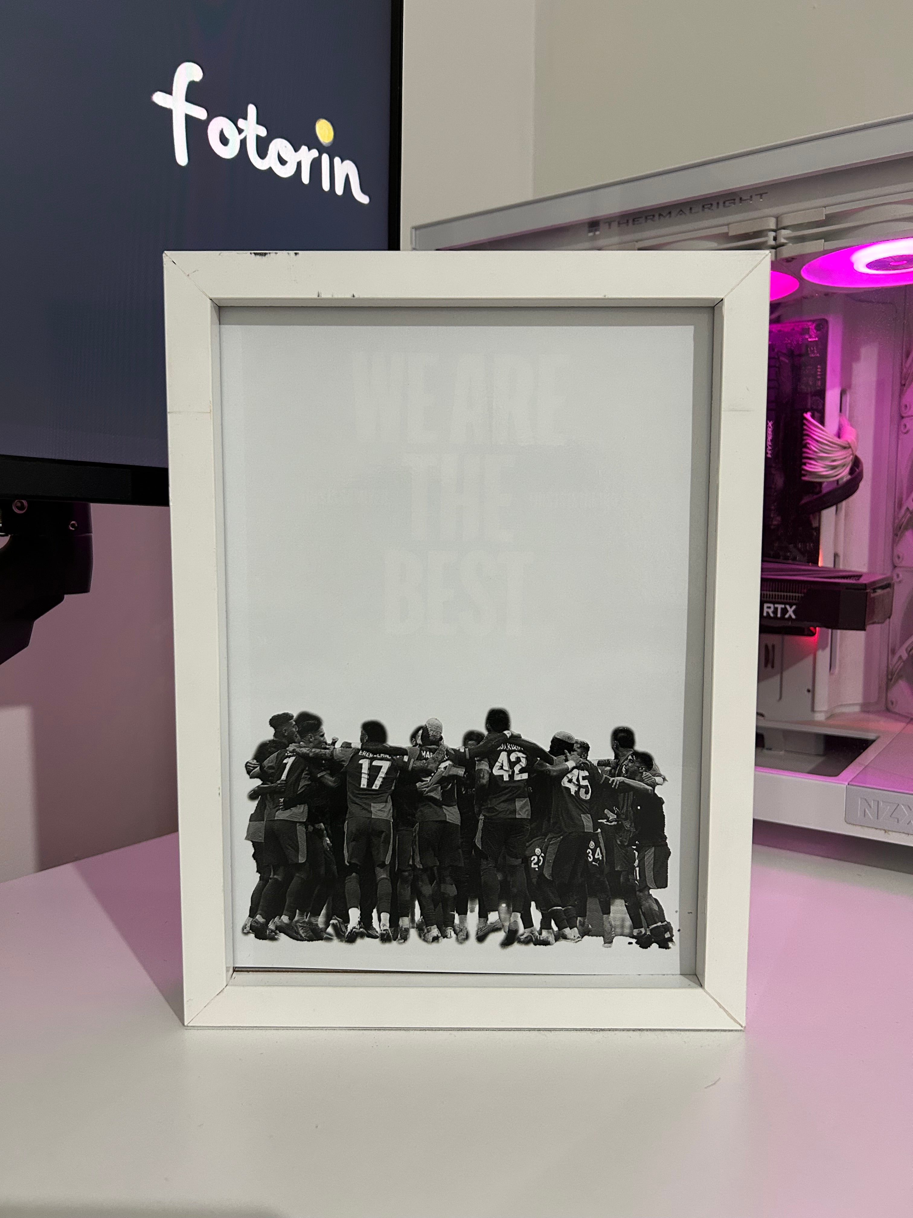 Premium LED Işıklı Tablo - Galatasaray