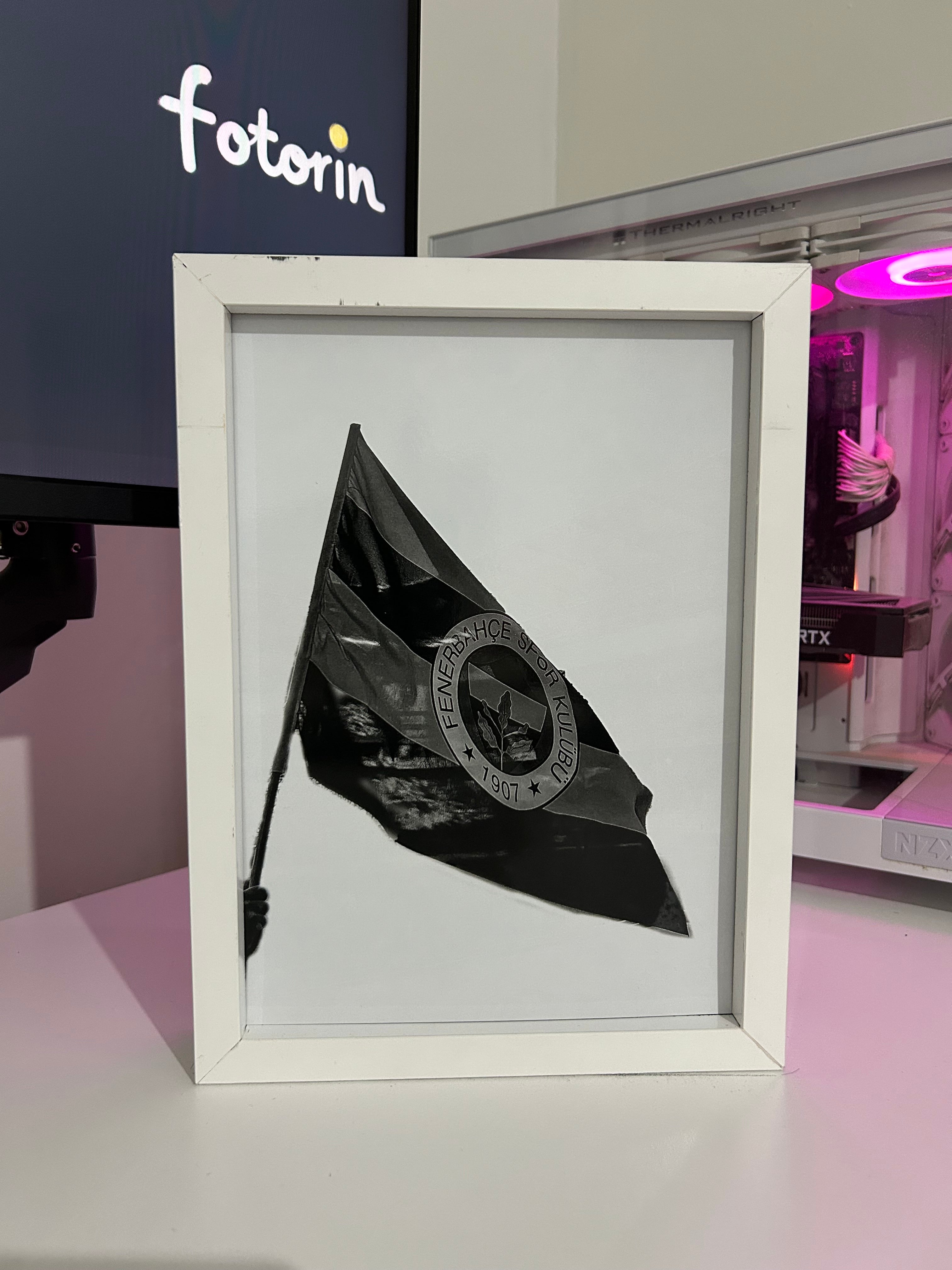 Premium LED Işıklı Tablo - Fenerbahçe