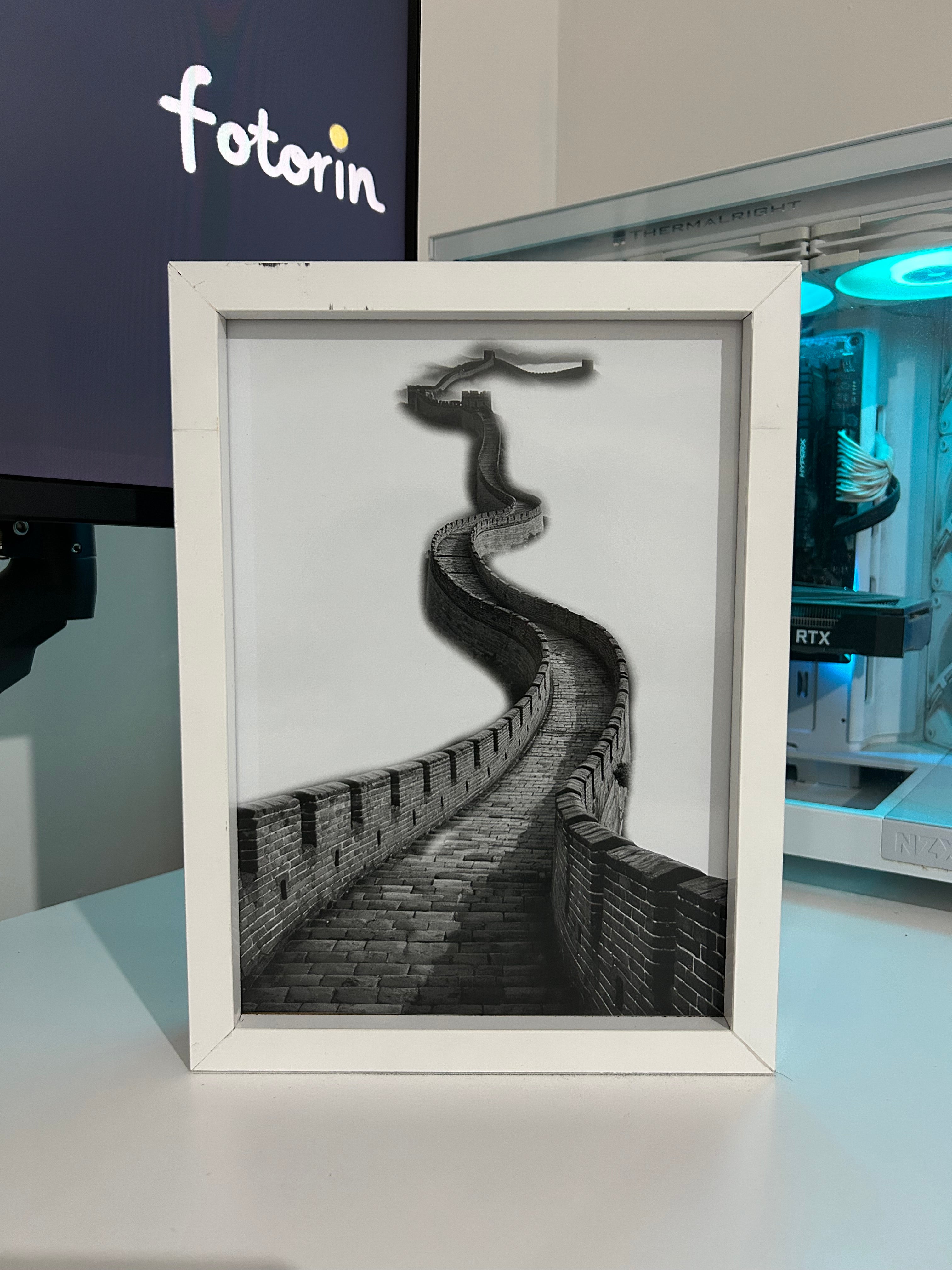 Premium LED Işıklı Tablo - Çin Seddi