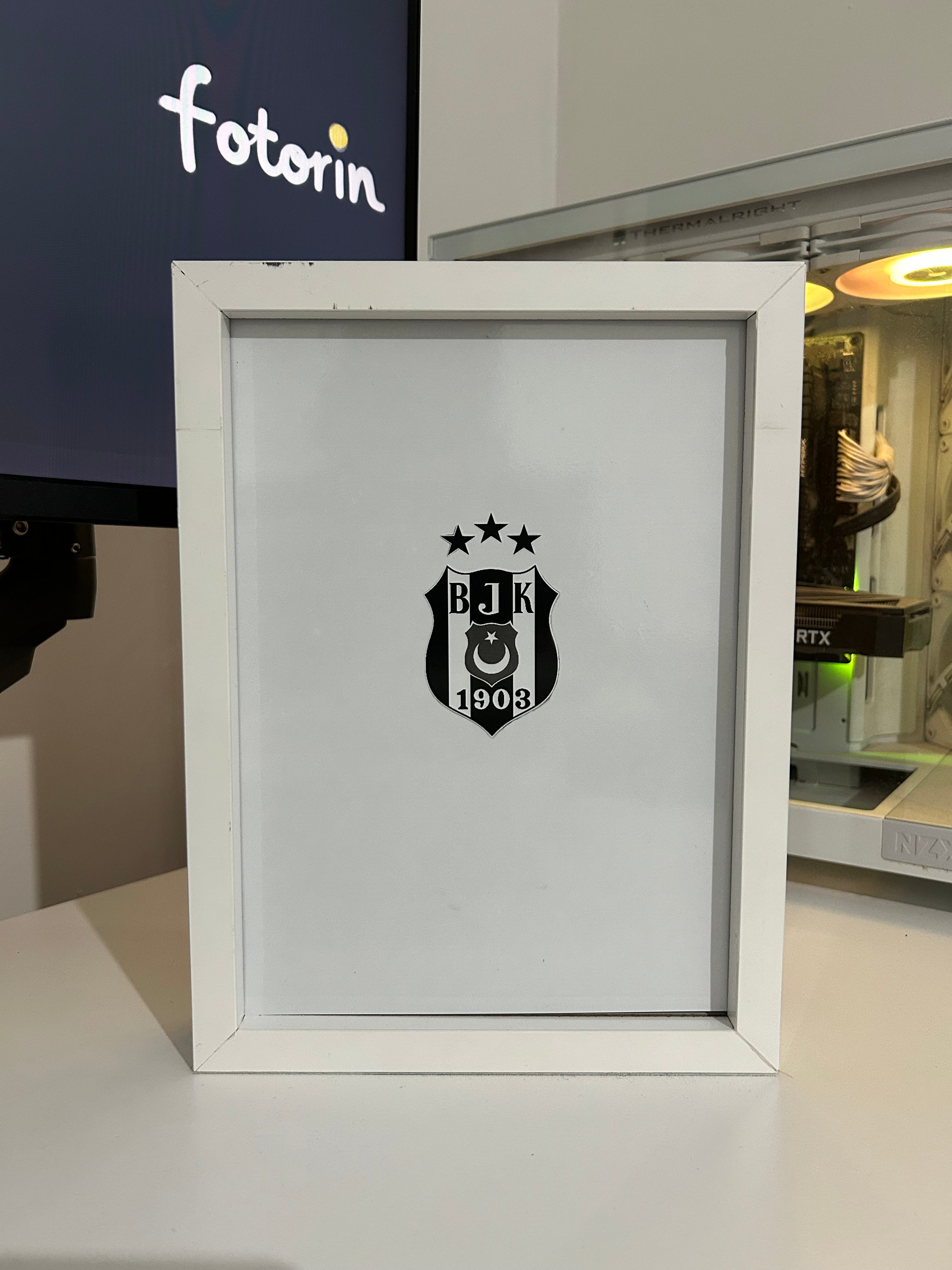 Premium LED Işıklı Tablo - Beşiktaş