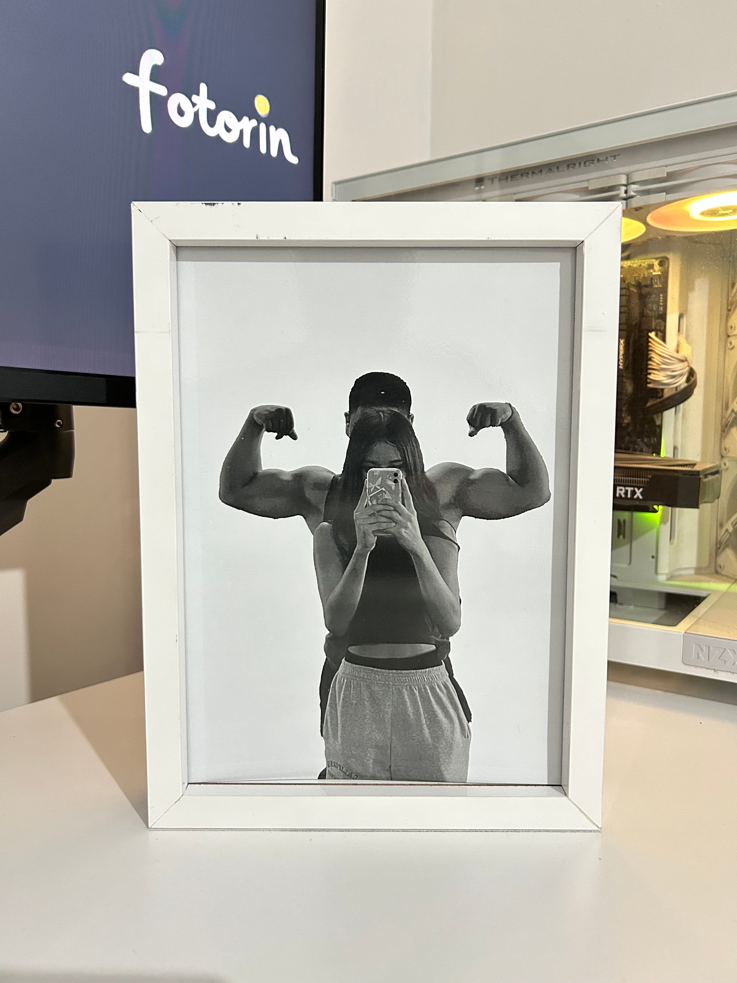 Premium LED Işıklı Tablo - Couple 10